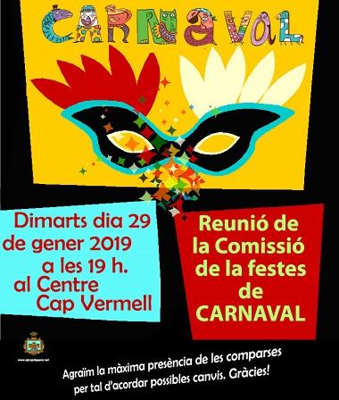 Reunió de la Comissió de festes de Carnaval