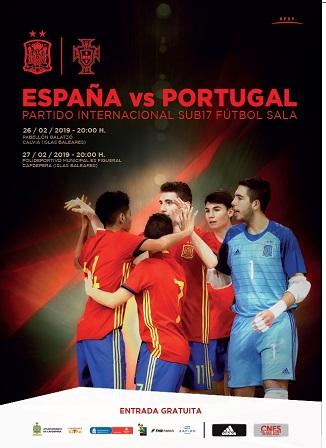 Partit de futsal Espanya-Portugal Sub17