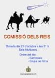 Convocatòria segona reunió de la comissió dels reis