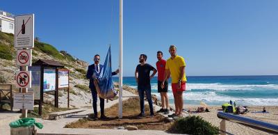 Cala Mesquida guanya la bandera Ecoplayas