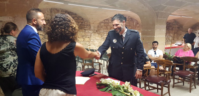 Vicenç Garriga Martorell com a Subinspector cap de la Policia Local i a José González Serra com a Oficial de la Unitat Nocturna de la Policia Local de Capdepera