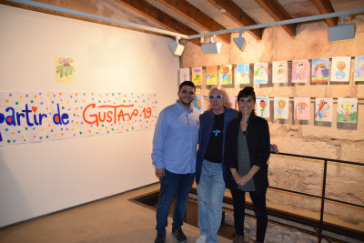 Els nins i nines de S’Alzinar exposen les seves creacions a partir de Gustavo