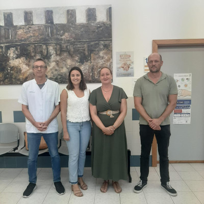 Representants de la conselleria amb la nostra regidora