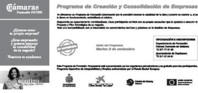 Programa de creació i consolidació d'empreses