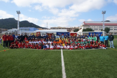 Més de 300 infants participen a la Diada de Futbol de Capdepera