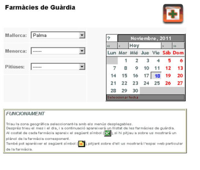 Farmàcies obertes i de guàrdia