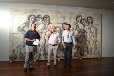Joan Bennàssar inaugura ‘On rompen les ones’ al Centre Cap Vermell