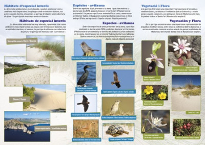 Medi Ambient imprimeix nous tríptics per informar de la importància de conservar els espais protegits dins Xarxa Natura 2000