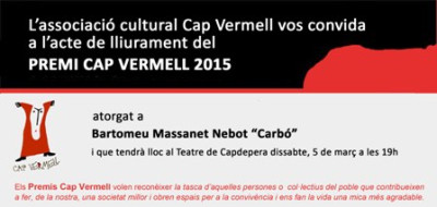 Premis Cap Vermell 2015