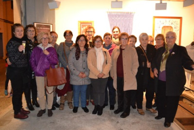 Can Melis inaugura un any més l'exposició de labors dels tallers de ca na Marisa