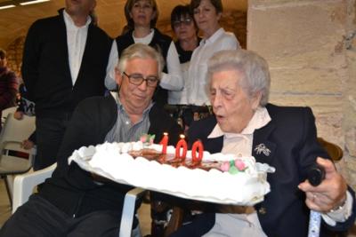 Maria Esteva Pascual compleix 100 anys