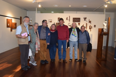 Moisès Gil inaugura la segona part de l’exposició ‘Estructura-Cos-Espai’
