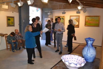 Antònia Mercant inaugura l’exposició del Mercat Medieval