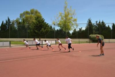 Els alumnes de S’Alzinar coneixen l’atletisme amb Claudia Troppa