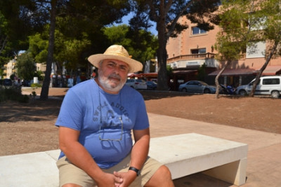 Felip Esteva, Blancus, és el pregoner de les festes de Sant Roc