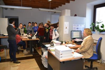 Els alumnes de 1r d’ESO visiten l’Ajuntament de Capdepera