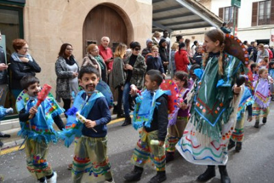 La rueta del CEIP S'Alzinar representa països i civilitzacions