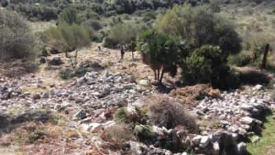 El poblat talaiòtic el Claper dels Gegants treu a la llum part de les estructures després de la neteja vegetal