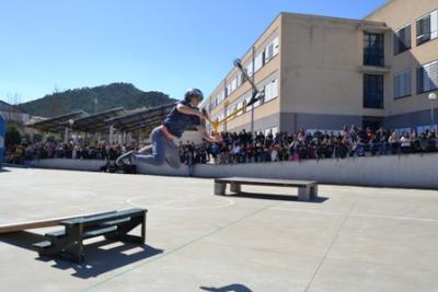 L’IES Capdepera celebra la primera competició d’scooter organitzada per alumnes