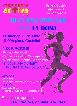 III Cursa popular per la dona