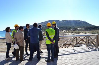 Acaben les tasques de recuperació de Cala Mesquida, que estarà a punt per Setmana Santa