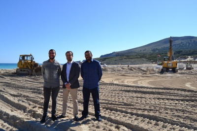 Acaben les tasques de recuperació de Cala Mesquida, que estarà a punt per Setmana Santa