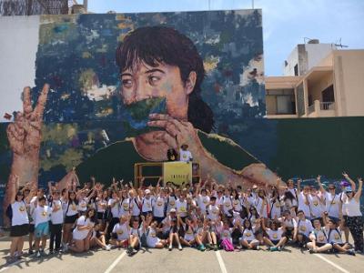 Els alumnes dels centres educatius gabellins i els de Joan Mesquida de Manacor participen en el projecte Som-Riu Capdepera