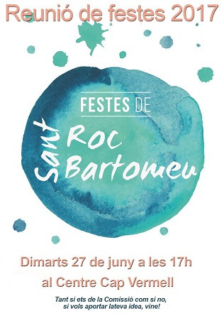 Reunió per preparar les Festes de Sant Roc i Sant Bartomeu