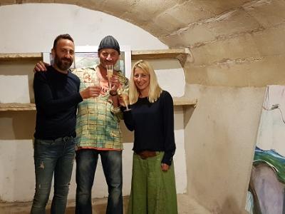 Massimo Zonari inaugura Freskoaffresko al Centre Melis