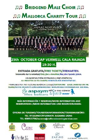 Concert benèfic de Bridgend Male Choir al Centre Cap Vermell