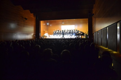 El concert de Santa Cecília omple l'auditòrium del Centre Cap Vermell