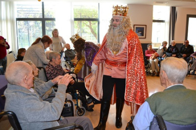 Els carters reials visiten el Centre de Dia i la Residència de Font de sa Cala