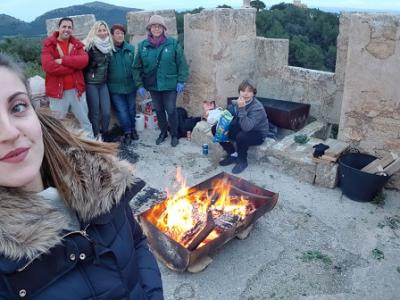 L'encesa de fum de les talaies pels drets humans ha recorregut aquest migdia una cinquantena de punts arreu de Mallorca en 28 minuts 