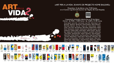 Exposició Art per la vida-2 al Centre Cap Vermell