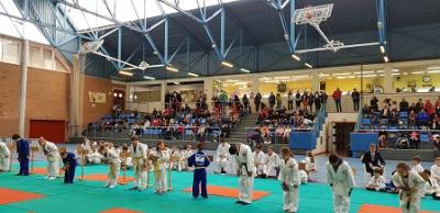 Exhibició i competició de Judo en edat escolar dins la Fira de l'Esport i la Salut