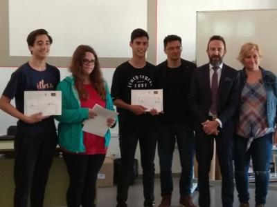 Es lliuren els premis Ploma de ferro categoria juvenil a l’IES Capdepera