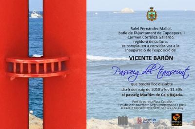 Vicente Barón inaugurarà l’exposició ‘El Passeig del transeünt’ al passeig Marítim de Cala Rajada