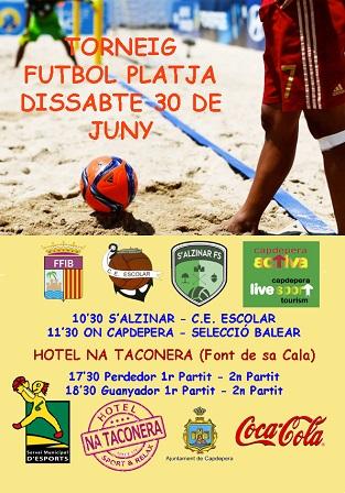 Torneig de futbol platja