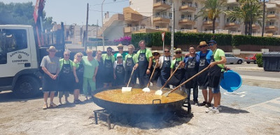 Sus a les festes d'El Carme amb la paella