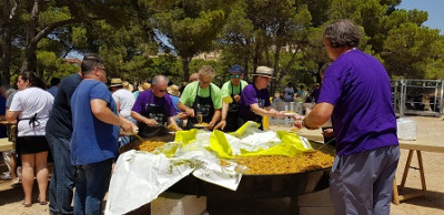 Sus a les festes d'El Carme amb la paella