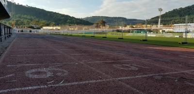Comença l’obra de rehabilitació de la pista d’atletisme del complex esportiu Es Figueral