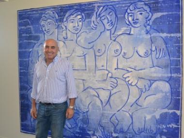 Joan Bennàssar enllaça les escultures del passeig amb una exposició pictòrica al Centre Cap Vermell