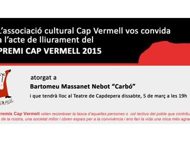 Premis Cap Vermell 2015