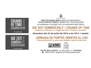 Presentació del llibre 'El temps s'esmicola' en anglès i alemany