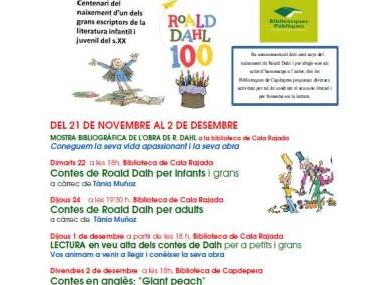 Centenari de Roald Dahl a les biblioteques municipals