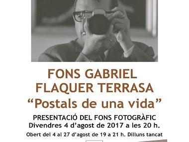 L’exposició de fotografies de Gabriel Flaquer es perllonga fins el 24 de setembre