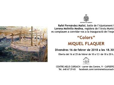 Exposició de Miquel Flaquer al Centre Melis