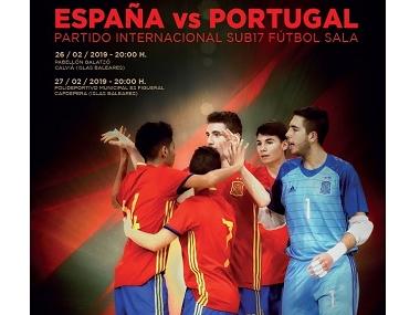 Partit de futsal Espanya-Portugal Sub17