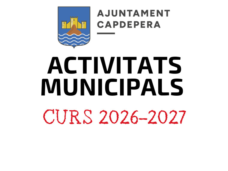 Activitats municipal curs 2026-27