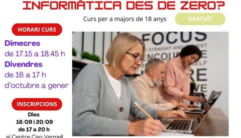 VOLS APRENDRE INFORMÀTICA DES DE ZERO?